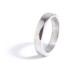 Polished Unisex 10th anniversary tin ring