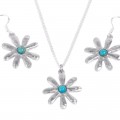 Turquoise Tin Anniversary Jewellery Set